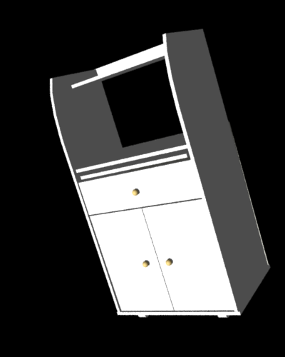 Meuble micro-onde