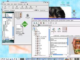 Capture d'écran de KDE 2.0